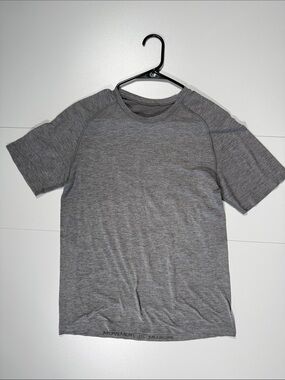 lululemon athletica Heathered Grey Short-Sleeve Training Tee